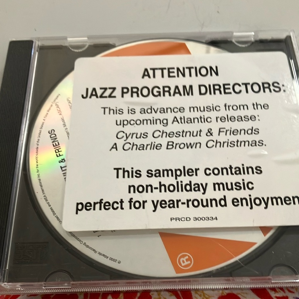 Cyrus chestnut and friends cd sampler promo